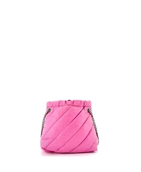 Pre-Owned Balenciaga Xs Crush Chain Tote Quilted Crushed Calfskin