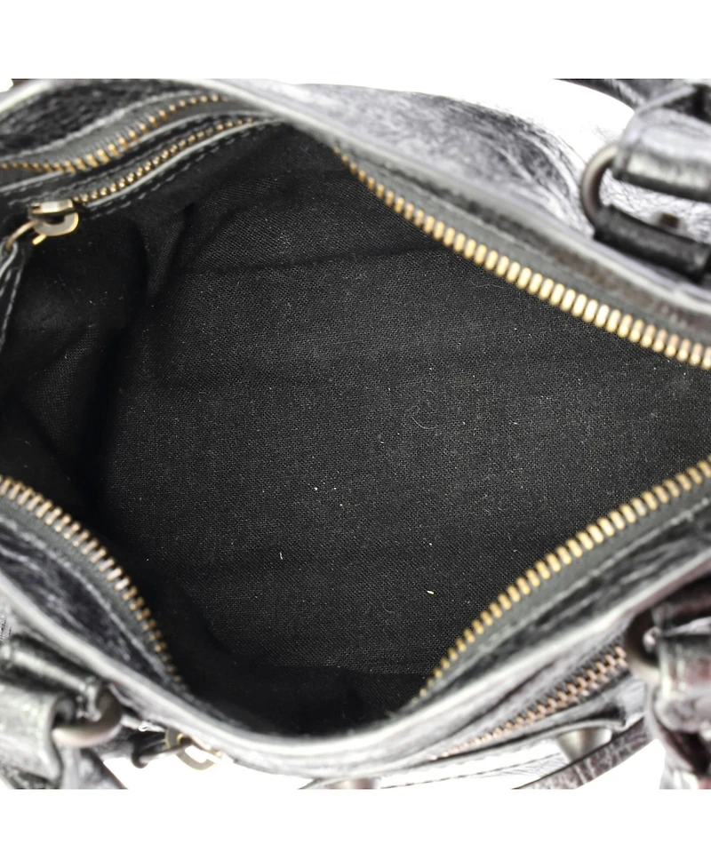 Pre-Owned Balenciaga Mini City Classic Studs Bag Leather