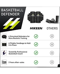 Hikeen Basketball Defender Dummy - Pop Up Safely Simulate Defender - Foldable Training Equipment