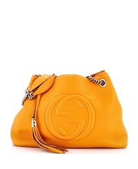 Pre-Owned Gucci Medium Soho Chain Strap Shoulder Bag Leather