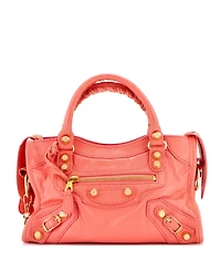 Pre-Owned Balenciaga Mini City Giant Studs Bag Leather