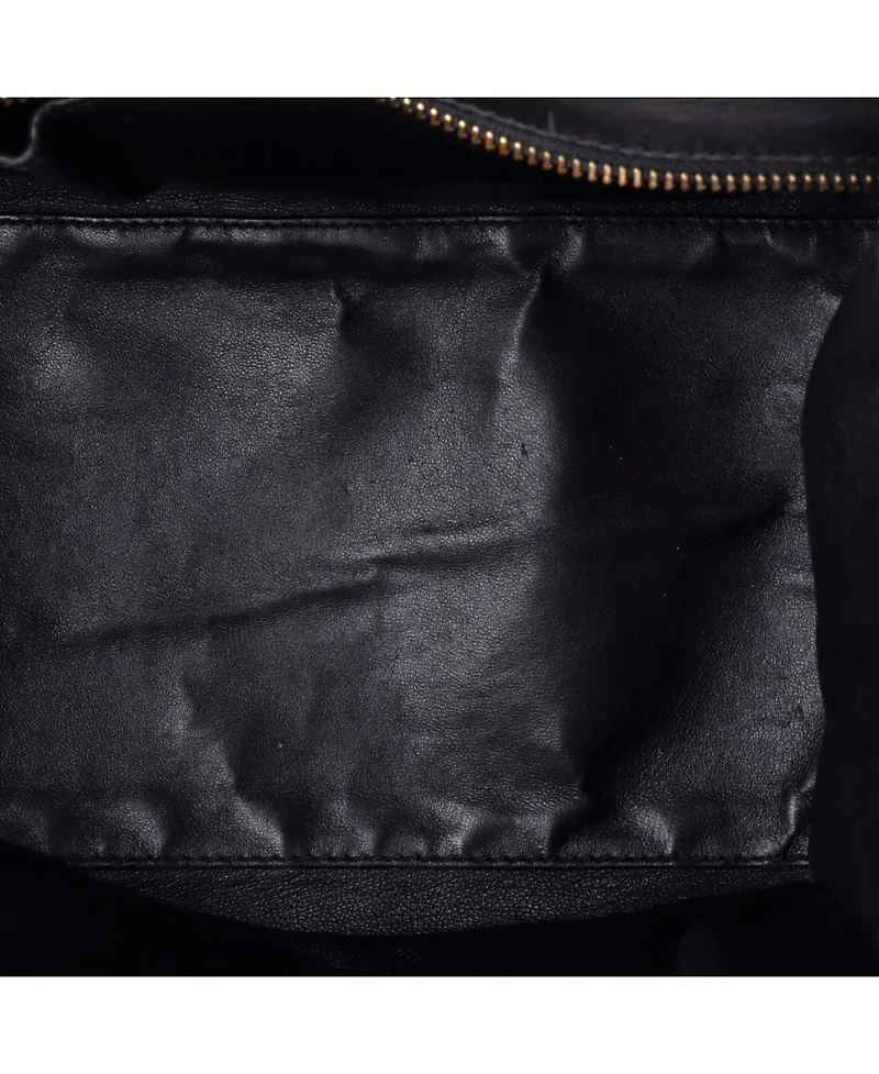 Pre-Owned Celine Mini Luggage Bag Canvas and Leather