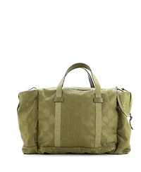 Pre-Owned Gucci Large Off The Grid Duffle Bag Gg Econyl