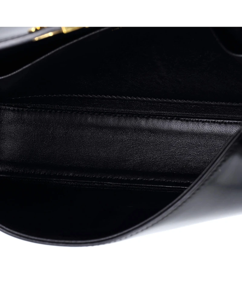 Pre-Owned Celine Small Triomphe Chain Shoulder Bag Leather