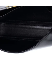 Pre-Owned Celine Small Triomphe Chain Shoulder Bag Leather