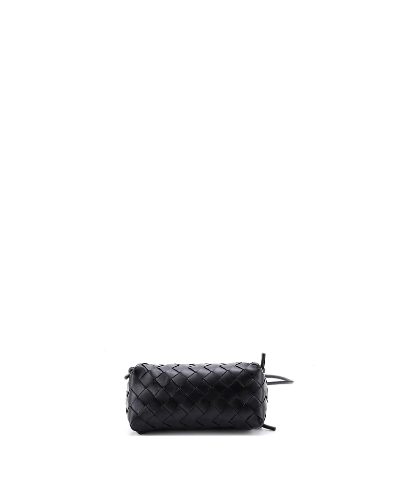 Pre-Owned Bottega Veneta Mini Concert Crossbody Pouch Intrecciato Nappa