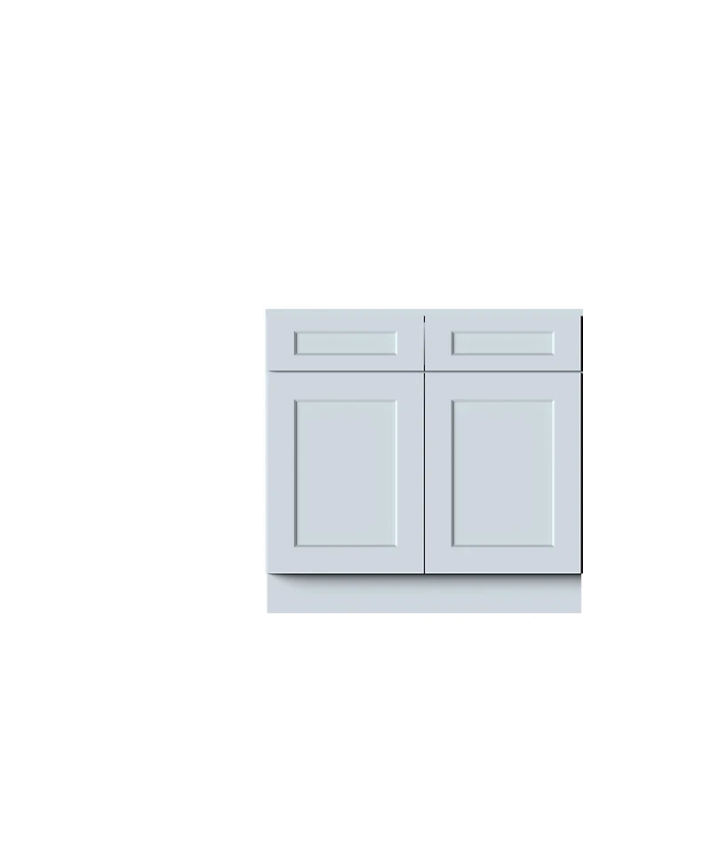 Boyel Living Sink Base Cabinet with Full Overlay Hdf Doors and Dovetail Drawer