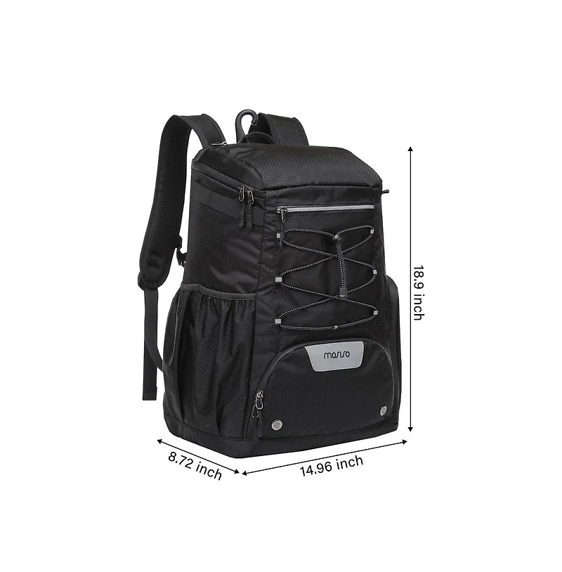 Hikeen Unisex Lightweight Baseball Backpack with Shoe Compartment
