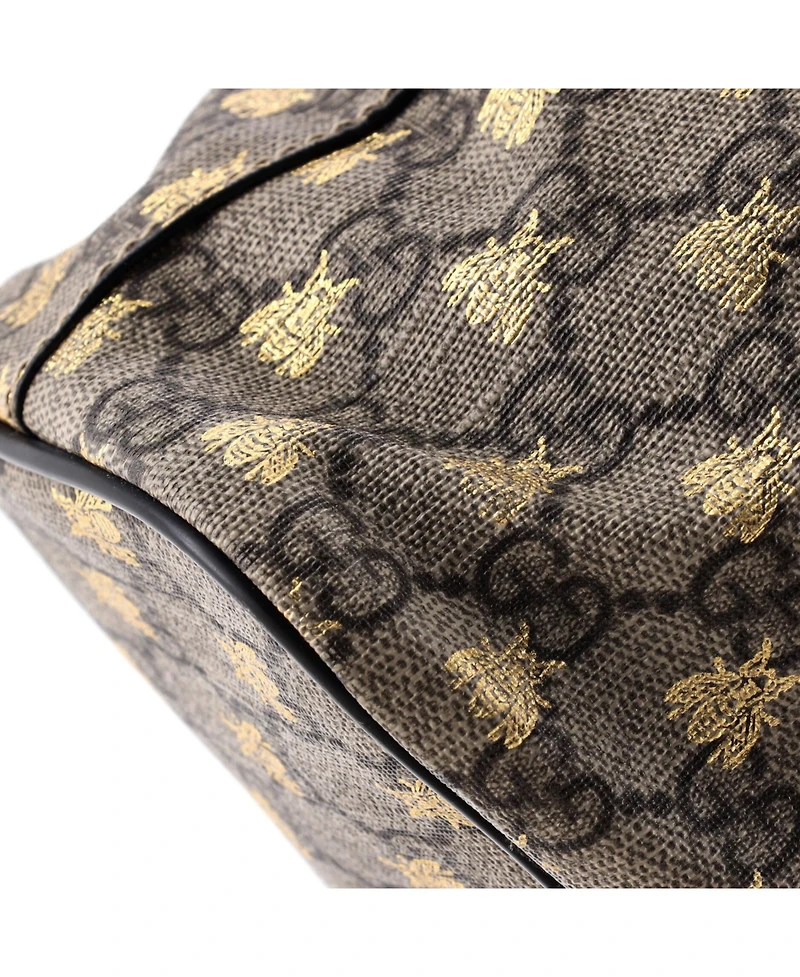 Pre-Owned Gucci Small Convertible Soft Tote Printed Gg Coated Canvas