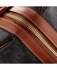 Pre-Owned Celine Medium Boston Bag Triomphe Coated Canvas