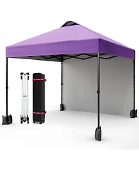 gaomon 10x10 Pop Up Canopy with Sidewalls for Outdoor