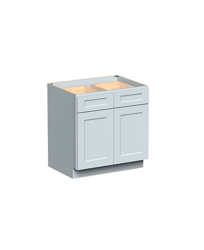 Boyel Living W33" Dove Standard Base Cabinet with Full Overlay Hdf Door and Dovetail Drawer