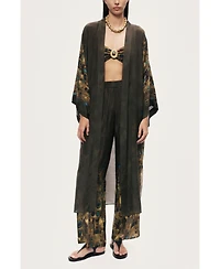 Nocturne Women's Printed Ring Detail Crop Top
