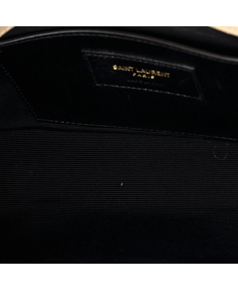 Pre-Owned Saint Laurent Long Classic Monogram Clutch Leather