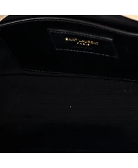 Pre-Owned Saint Laurent Long Classic Monogram Clutch Leather