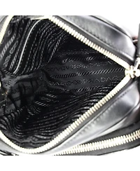 Pre-Owned Prada Small Front Pocket Crossbody Leather