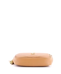 Pre-Owned Saint Laurent Mini LouLou Crossbody Bag Matelasse Chevron Leather