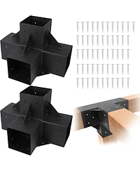 gaomon Pergola Brackets Kit for 6"x 6" (Actual 5.6" X 5.6") Lumber