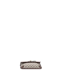 Pre-Owned Gucci Neo Vintage Flap Belt Bag Gg Coated Canvas