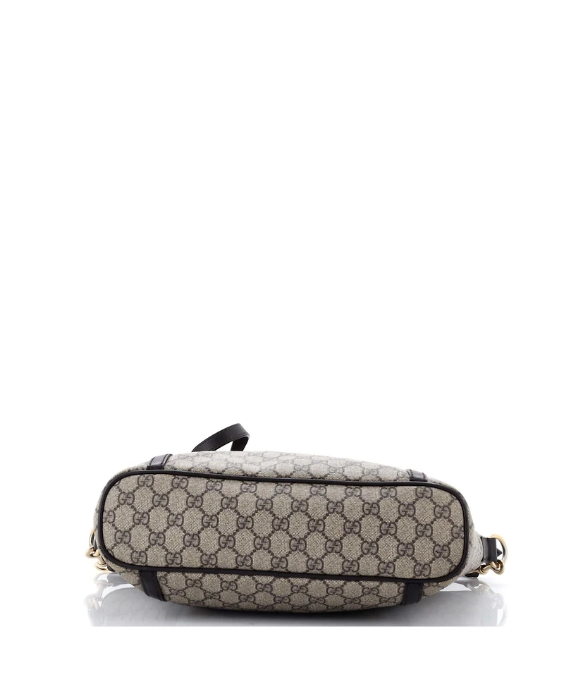 Pre-Owned Gucci Medium Front Pocket Convertible Tote Gg Coated Canvas