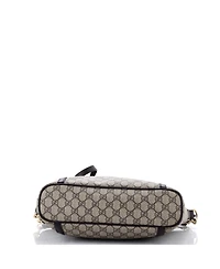 Pre-Owned Gucci Medium Front Pocket Convertible Tote Gg Coated Canvas