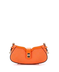 Pre-Owned Gucci Mini Moon Side Shoulder Bag Gg Canvas