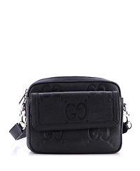 Pre-Owned Gucci Small Front Pocket Crossbody Messenger Jumbo Gg Embossed Leather