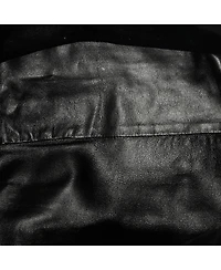 Pre-Owned Prada Tall Triple Front Pocket Tote Leather