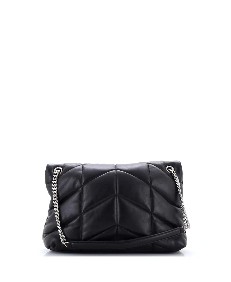 Pre-Owned Saint Laurent Loulou Puffer Shoulder Bag Quilted Leather