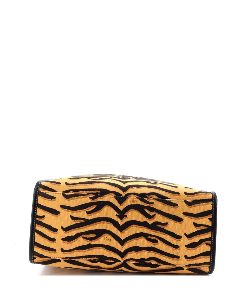 Pre-Owned Fendi Medium Sunshine Shopper Tote Printed Canvas