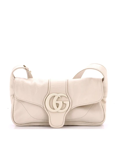 Pre-Owned Gucci Small Monochrome Aphrodite Shoulder Bag Leather