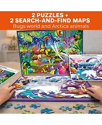 Quokka Magnetic Puzzles for Kids Ages 4-6 - 100 Pcs Puzzle Book Toddlers 3-5