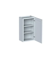 Boyel Living W21" Wall Cabinet with Full Overlay Hdf Door for Custom Kitchen or Bathroom