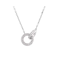 Pre-Owned Cartier Love Interlocking Pave Necklace