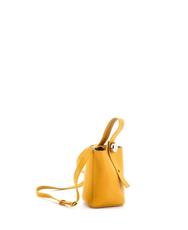 Pre-Owned Loewe Pebble Bucket Bag Leather