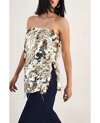 Nasty Gal Women's Disc Tassel Bandeau Top