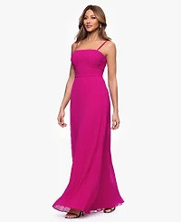 Xscape Women's Sleeveless Square Neck Gown