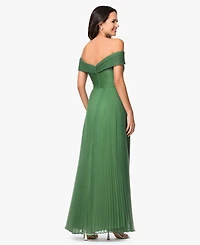Xscape Women's Off-The-Shoulder Gown
