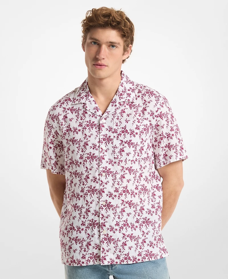 Michael Kors Men's Short-Sleeve Shirt, Regular and Big & Tall