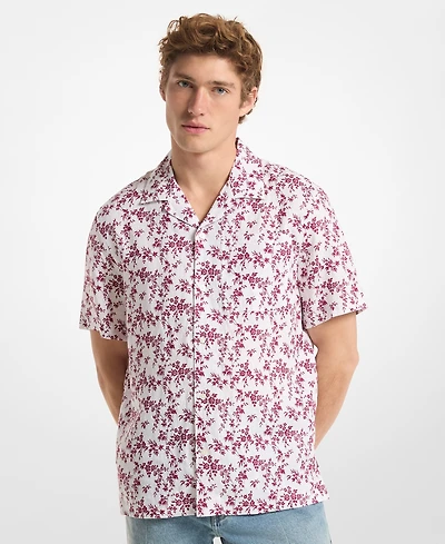 Michael Kors Men's Short-Sleeve Shirt, Regular and Big & Tall