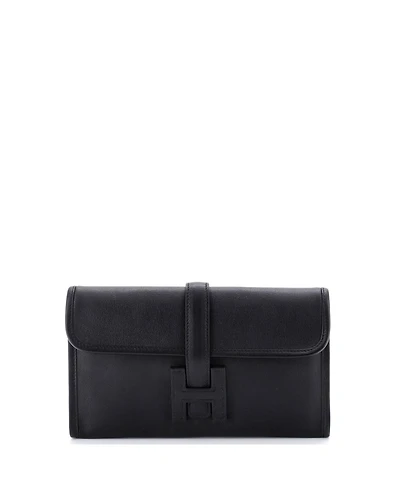 Pre-Owned HERMES Jige Duo Clutch Swift
