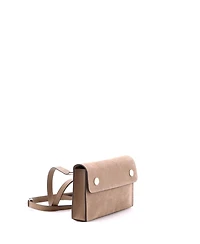 Pre-Owned HERMES Hermesnap Wallet Bag Grizzly and Swift