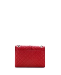 Pre-Owned Saint Laurent Medium Classic Monogram Envelope Satchel Mixed Matelasse Leather