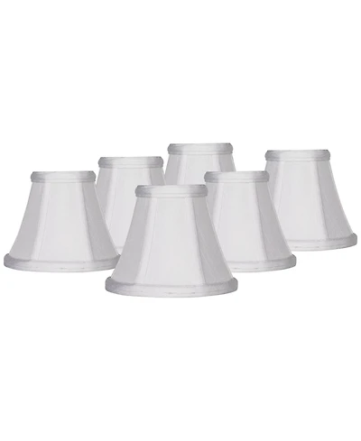 Springcrest Imperial Set of 6 Empire Chandelier Lamp Shades with Candelabra Clip-On Fitting