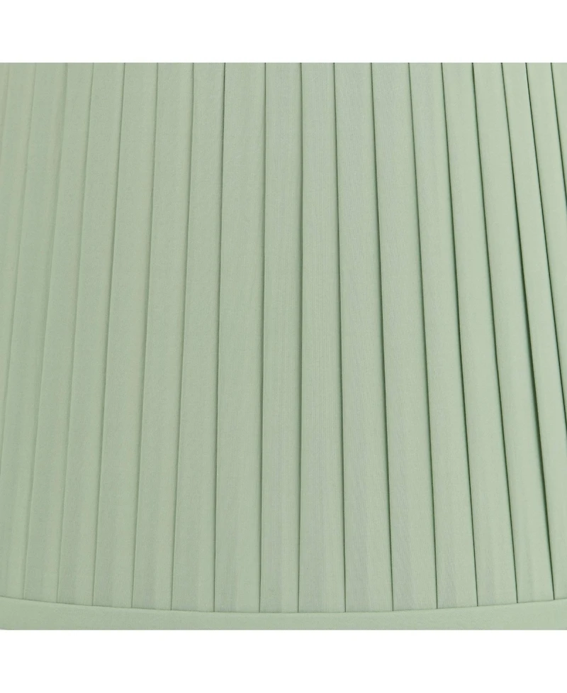Springcrest Mapo 14" Top x 17" Bottom x 11" High Drum Pleated Washer Lamp Shade Replacement