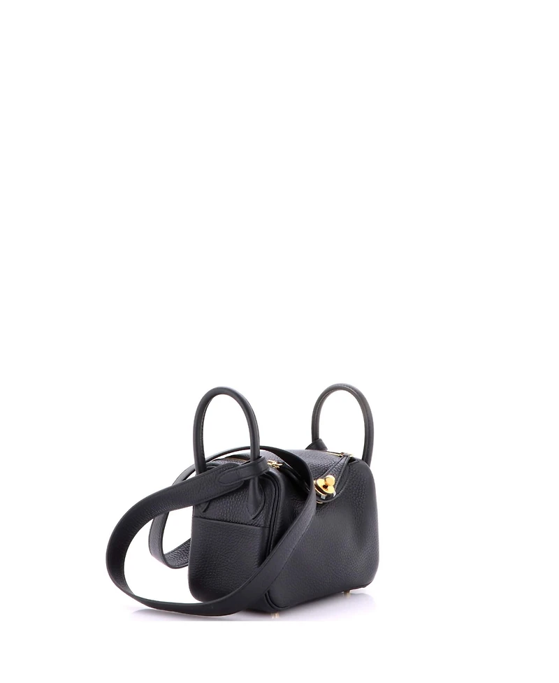 Pre-Owned HERMES Mini Lindy Bag Clemence