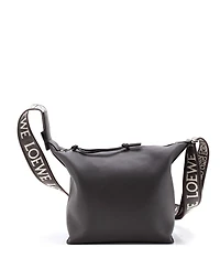 Pre-Owned Loewe Small Cubi Crossbody Bag Leather