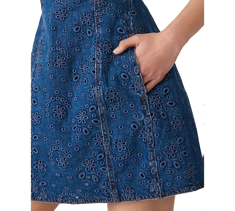 Steve Madden Women's Scoop Neck Mini Dress