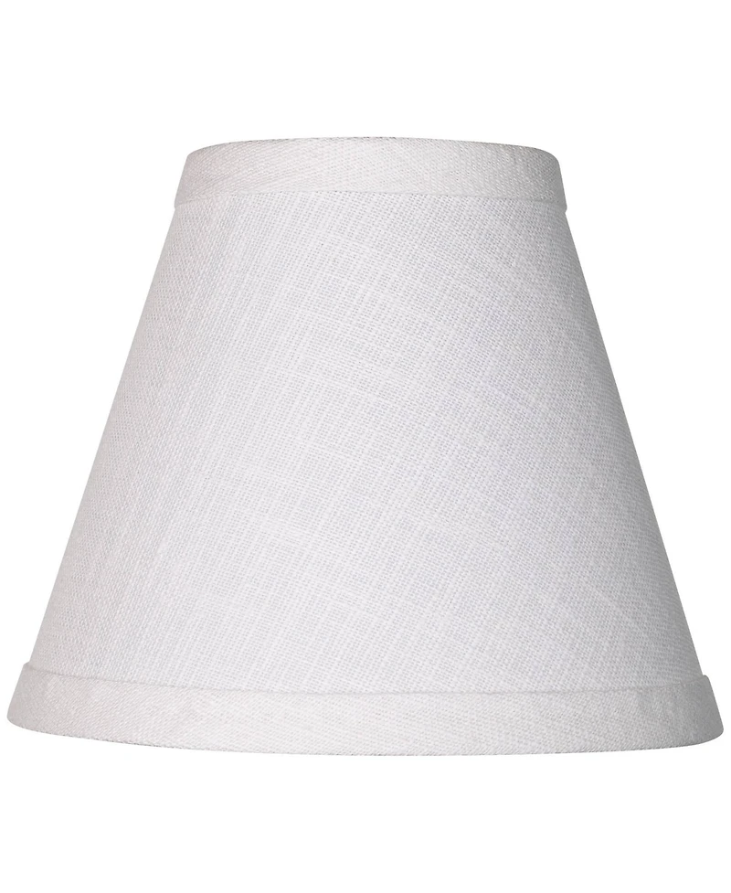 Springcrest Set of 8 Hardback Empire Chandelier Lamp Shades Candelabra Clip-On Fitting