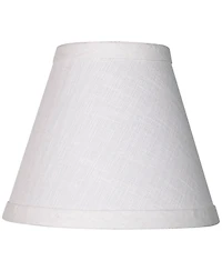 Springcrest Set of 8 Hardback Empire Chandelier Lamp Shades Candelabra Clip-On Fitting